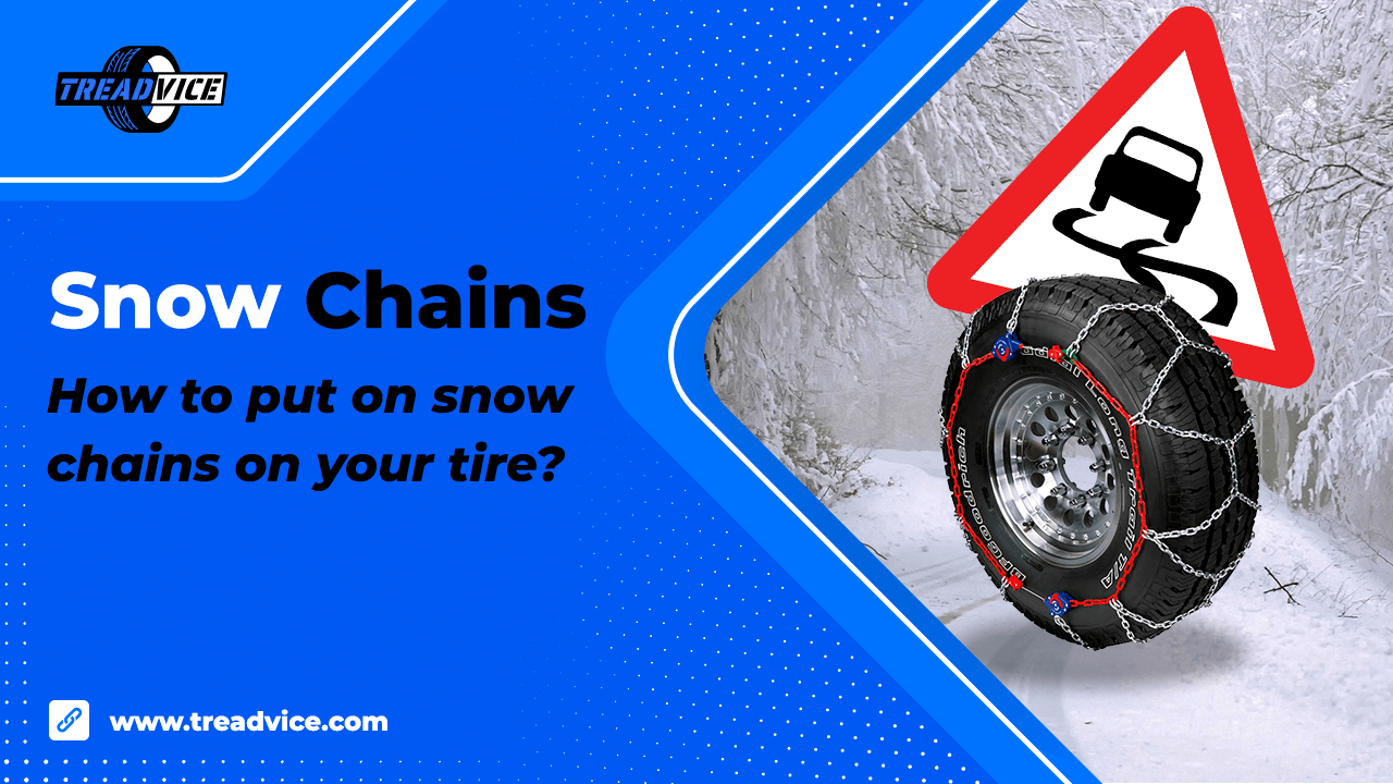 Snow Chains - How to put on a tire chain on your vehicle.