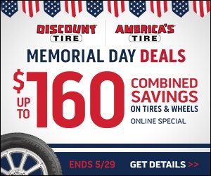Discount Tire Memorial Day Deal Image